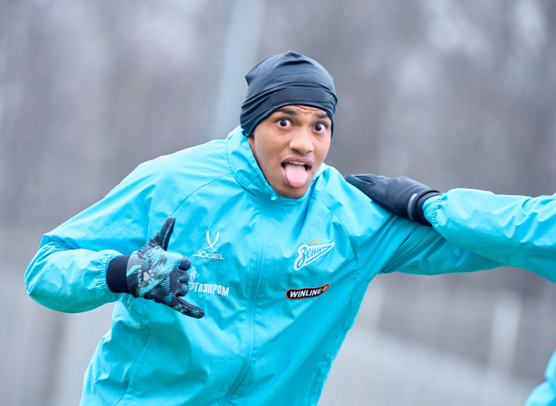 Тренировка «Зенита» в «Газпром»-тренировочном центре