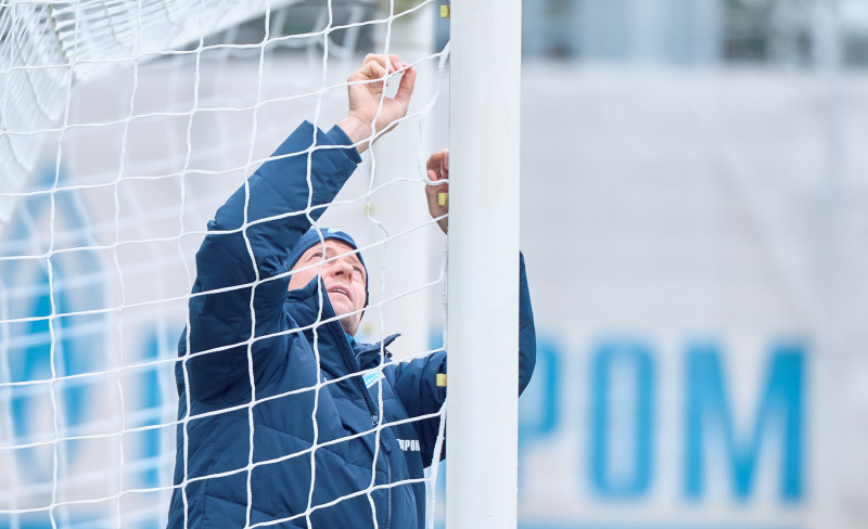 Тренировка «Зенита» в «Газпром»-тренировочном центре