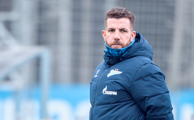 Тренировка «Зенита» в «Газпром»-тренировочном центре