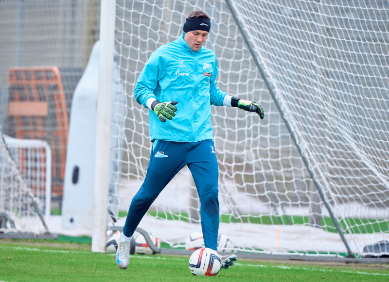 Тренировка «Зенита» в «Газпром»-тренировочном центре