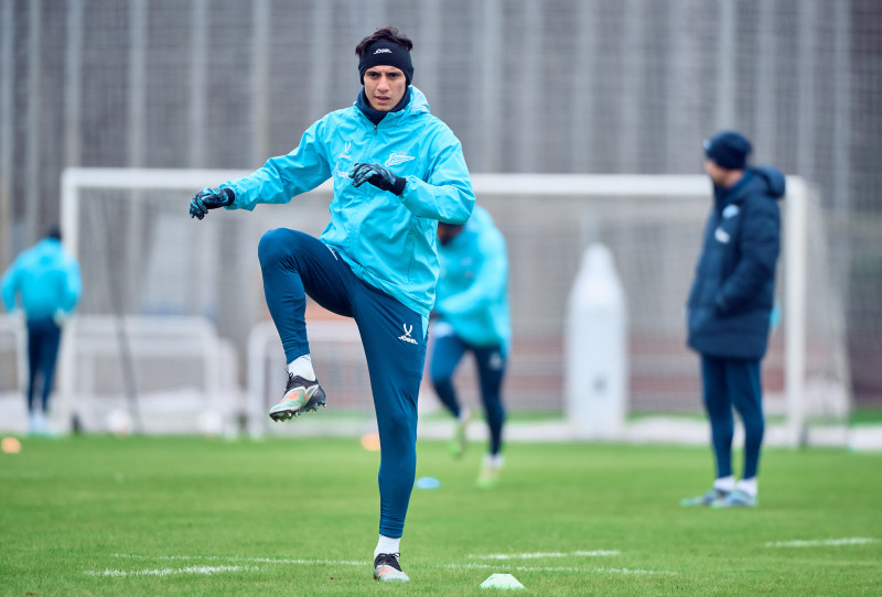 Тренировка «Зенита» в «Газпром»-тренировочном центре