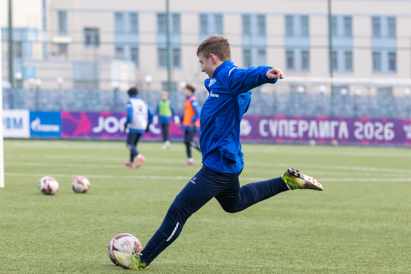 Тренировка «Зенита»-2012 после сборов в Катаре