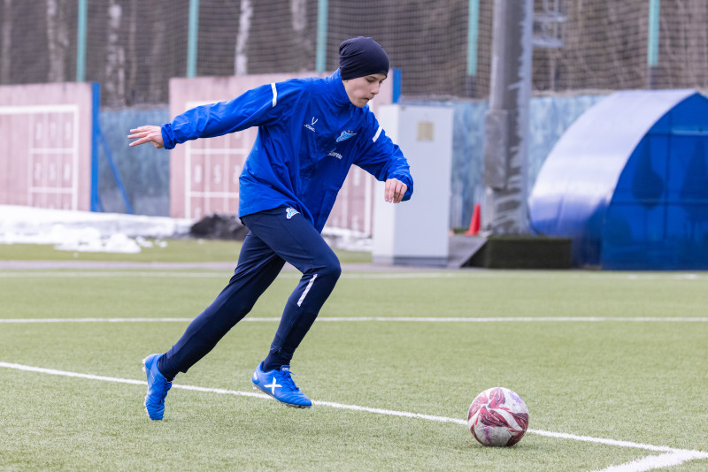 Тренировка «Зенита»-2012 после сборов в Катаре