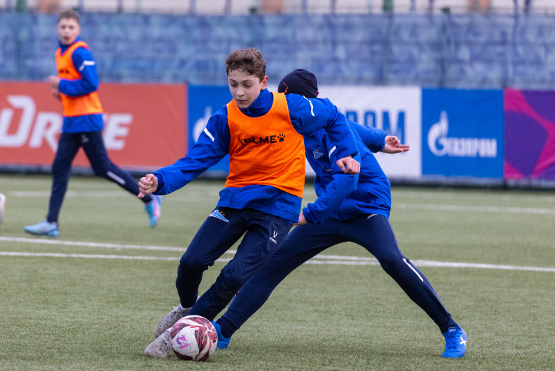 Тренировка «Зенита»-2012 после сборов в Катаре