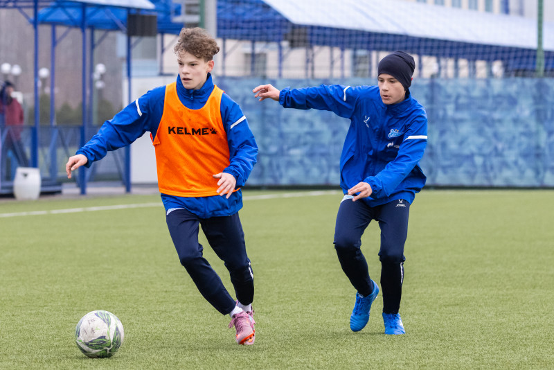 Тренировка «Зенита»-2012 после сборов в Катаре