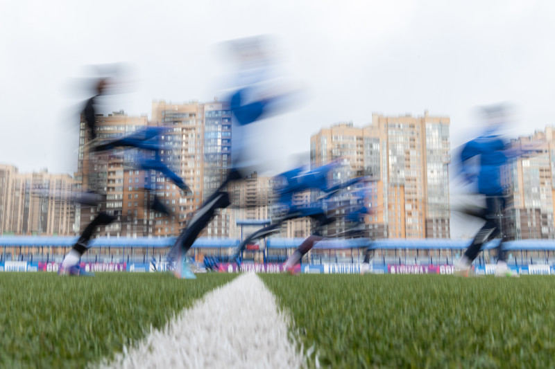 Тренировка «Зенита»-2012 после сборов в Катаре