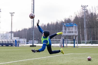 Тренировка «Зенита»-2012 после сборов в Катаре