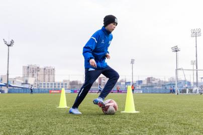 Тренировка «Зенита»-2012 после сборов в Катаре