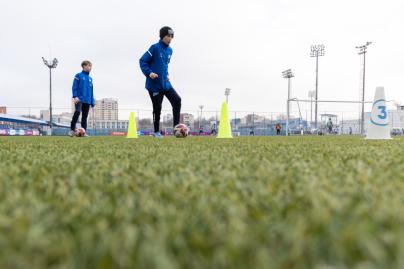 Тренировка «Зенита»-2012 после сборов в Катаре