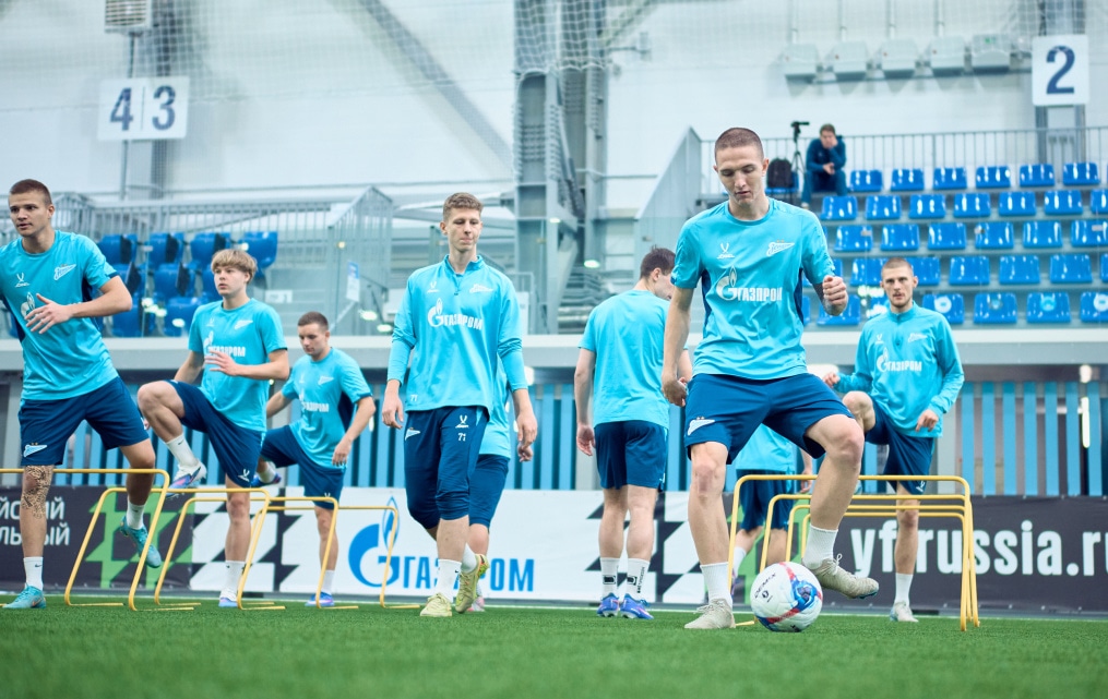 Тренировка «Зенита»-2 перед матчем с «Динамо» (Киров)