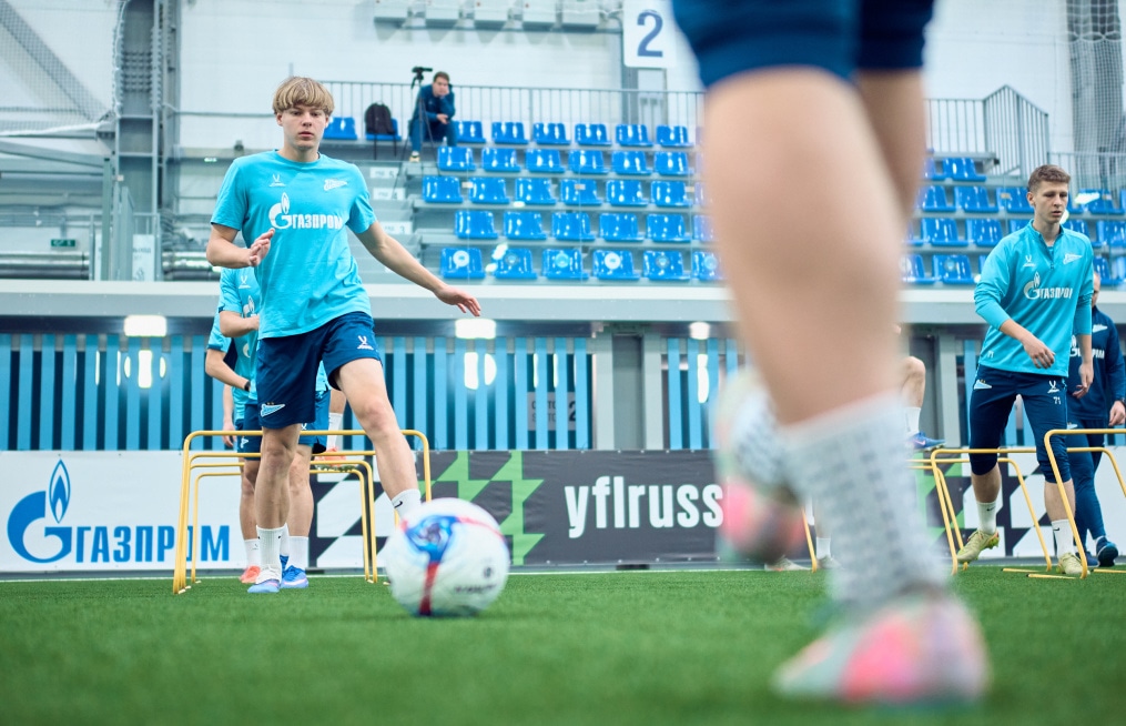 Тренировка «Зенита»-2 перед матчем с «Динамо» (Киров)