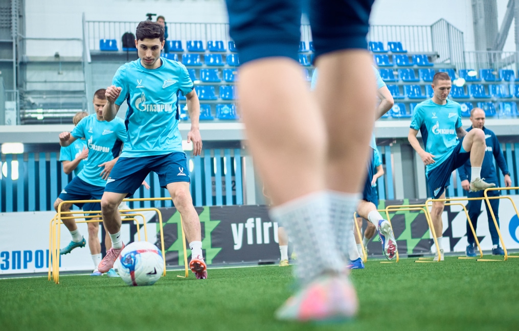Тренировка «Зенита»-2 перед матчем с «Динамо» (Киров)
