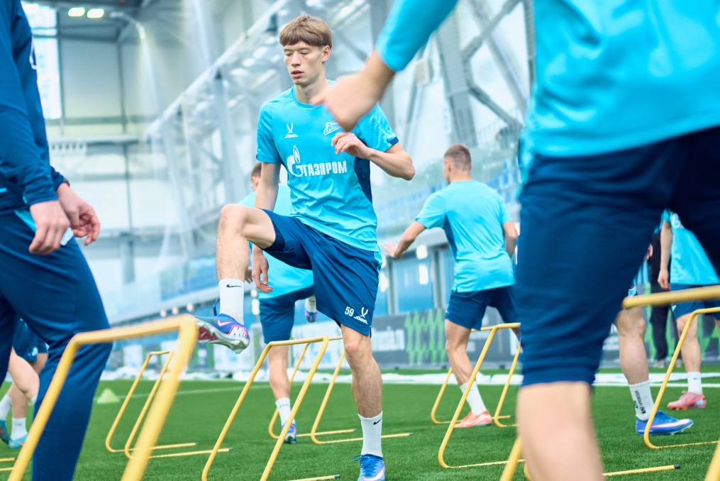 Тренировка «Зенита»-2 перед матчем с «Динамо» (Киров)