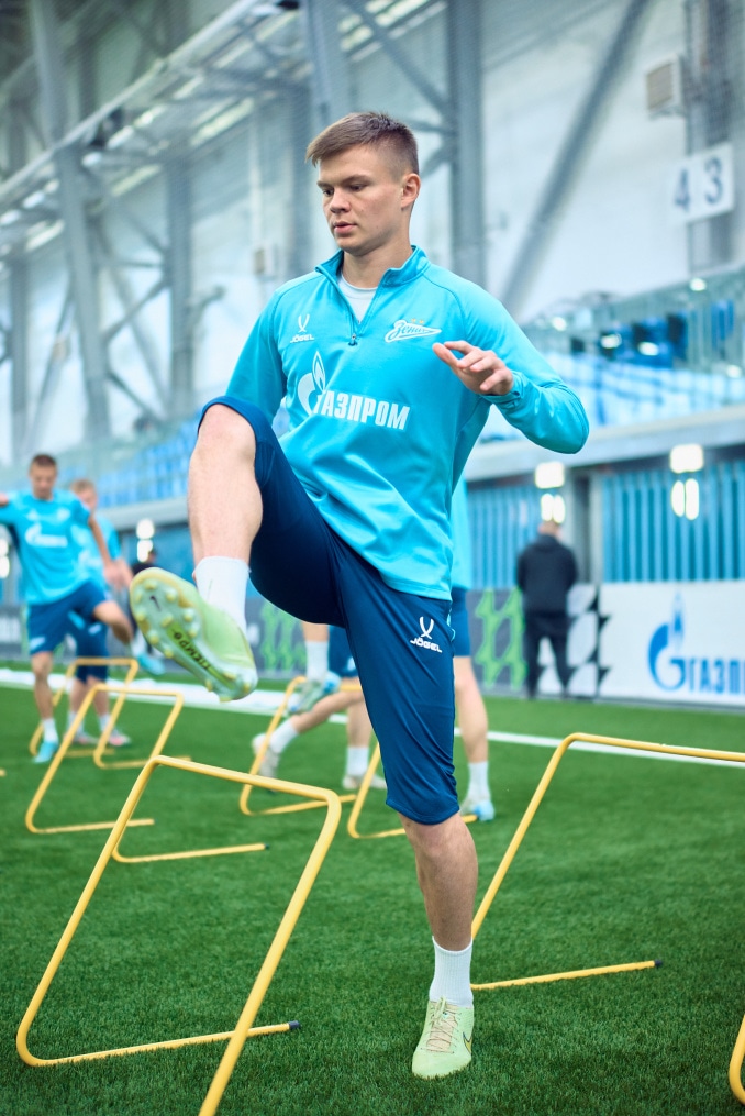 Тренировка «Зенита»-2 перед матчем с «Динамо» (Киров)