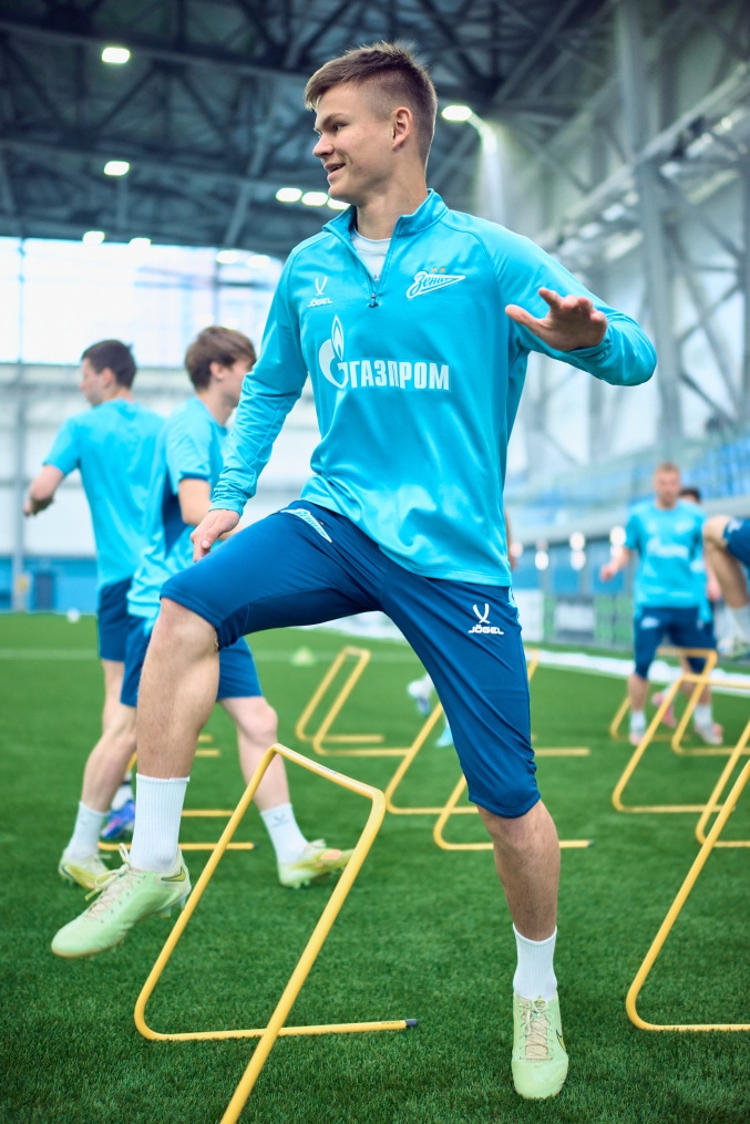 Тренировка «Зенита»-2 перед матчем с «Динамо» (Киров)