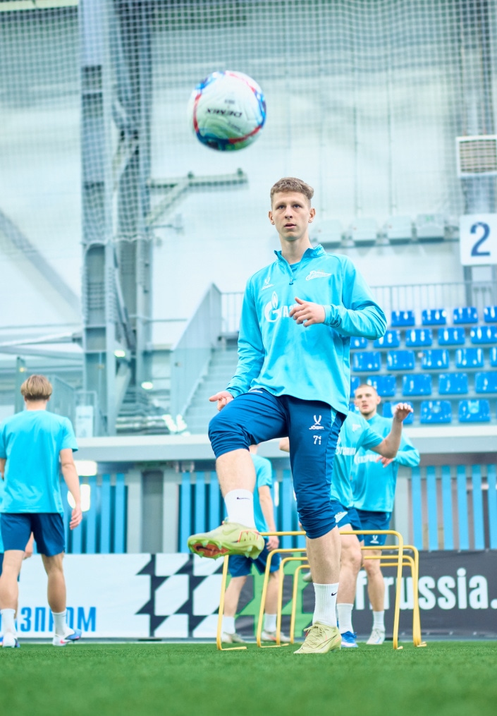 Тренировка «Зенита»-2 перед матчем с «Динамо» (Киров)