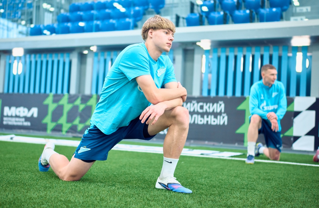 Тренировка «Зенита»-2 перед матчем с «Динамо» (Киров)