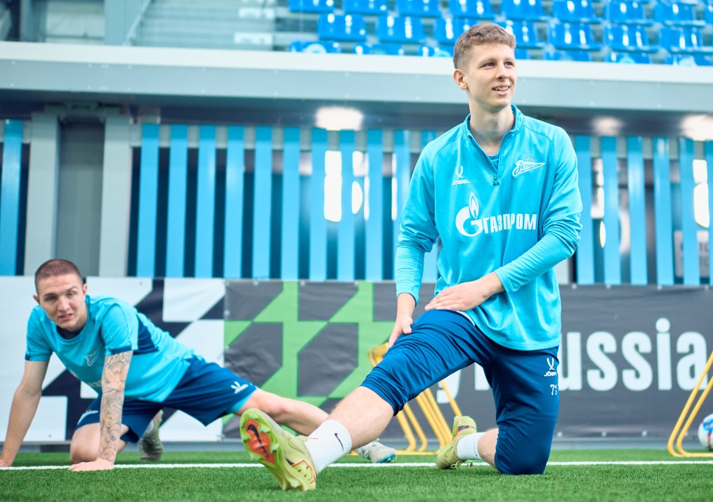 Тренировка «Зенита»-2 перед матчем с «Динамо» (Киров)