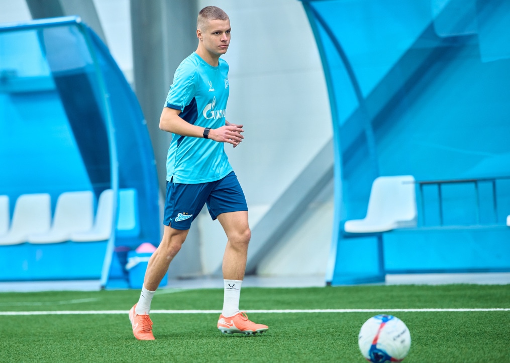 Тренировка «Зенита»-2 перед матчем с «Динамо» (Киров)