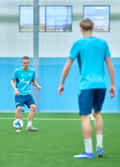 Тренировка «Зенита»-2 перед матчем с «Динамо» (Киров)