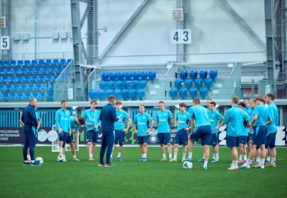 Тренировка «Зенита»-2 перед матчем с «Динамо» (Киров)