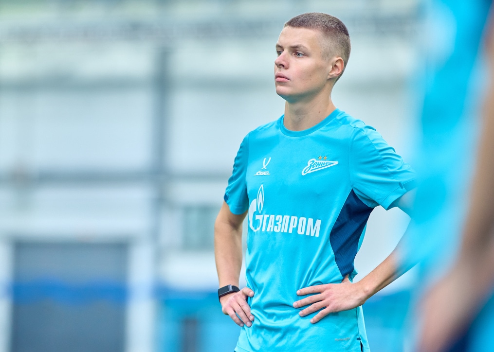 Тренировка «Зенита»-2 перед матчем с «Динамо» (Киров)