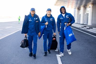 Вылет команды в Москву на матч с «Динамо»