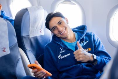 Вылет команды в Москву на матч с «Динамо»