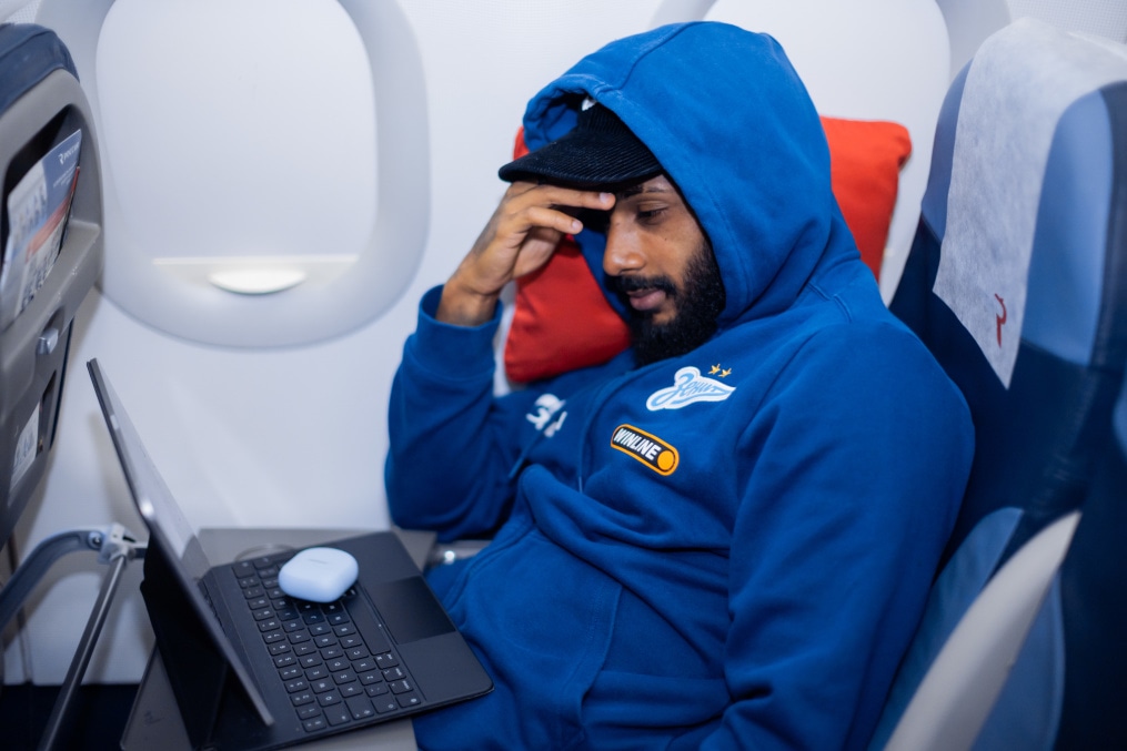 Вылет команды в Москву на матч с «Динамо»