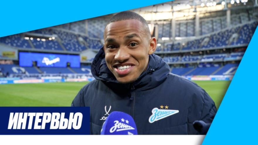 Джон Джон на «Зенит-ТВ»: «Посвящаю гол своей дочке!»