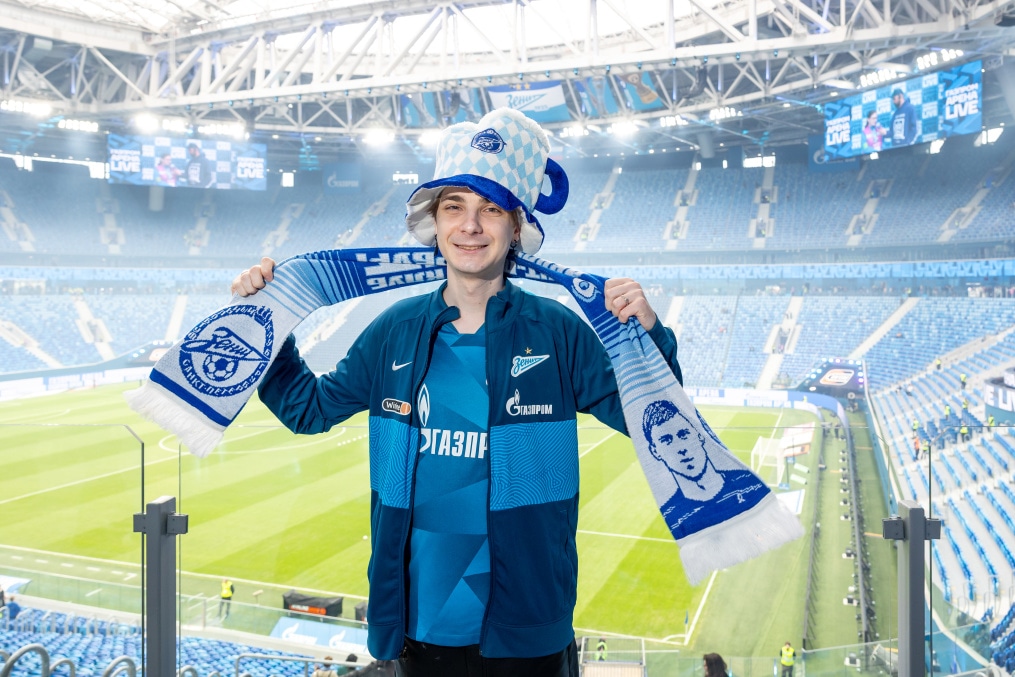 Болельщики на матче «Зенит» — «Крылья Советов»