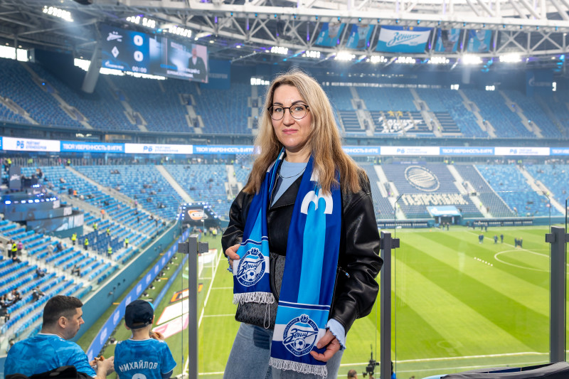 Болельщики на матче «Зенит» — «Крылья Советов»