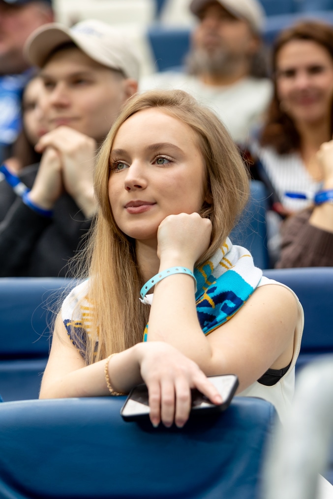 Болельщики на матче «Зенит» — «Крылья Советов»