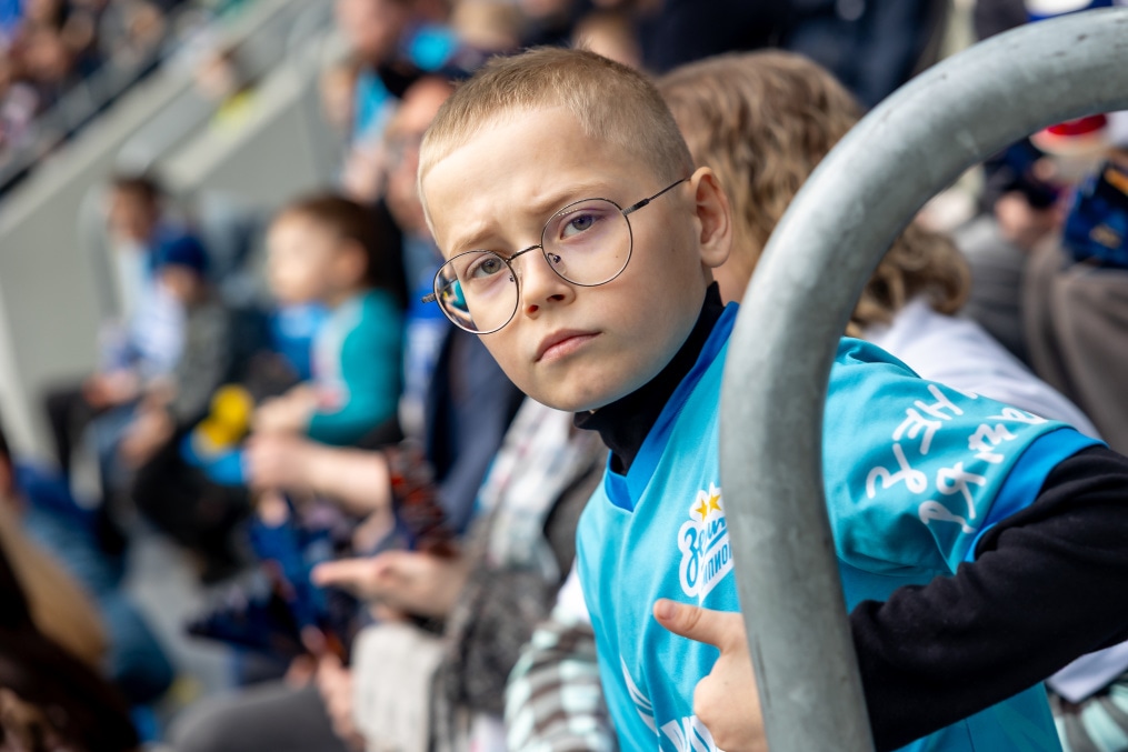 Болельщики на матче «Зенит» — «Крылья Советов»