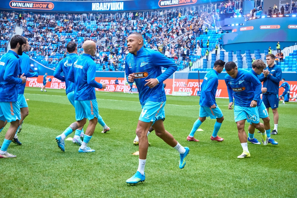 «Зенит» — «Крылья Советов»: разминка команды перед матчем