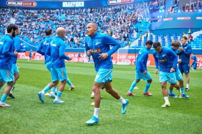 «Зенит» — «Крылья Советов»: разминка команды перед матчем