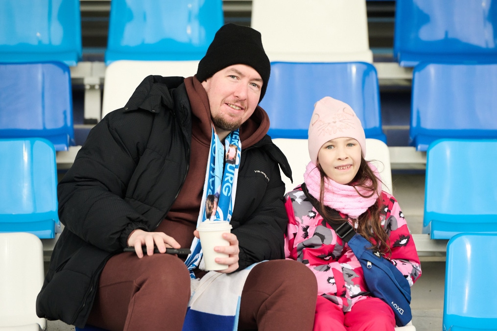 Болельщики на матче Второй лиги, «Зенит»-2 — «Динамо»-2 (Москва)