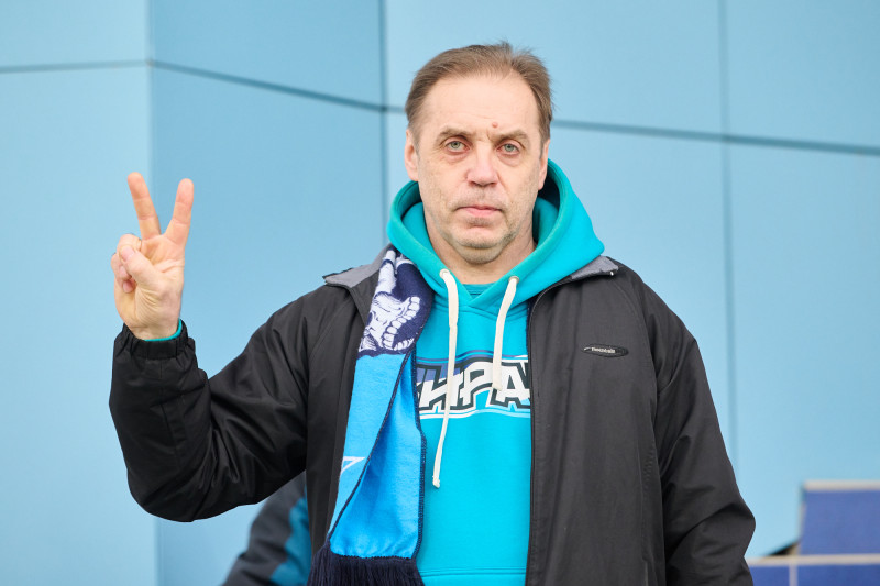 Болельщики на матче Второй лиги, «Зенит»-2 — «Динамо»-2 (Москва)