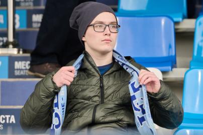 Болельщики на матче Второй лиги, «Зенит»-2 — «Динамо»-2 (Москва)