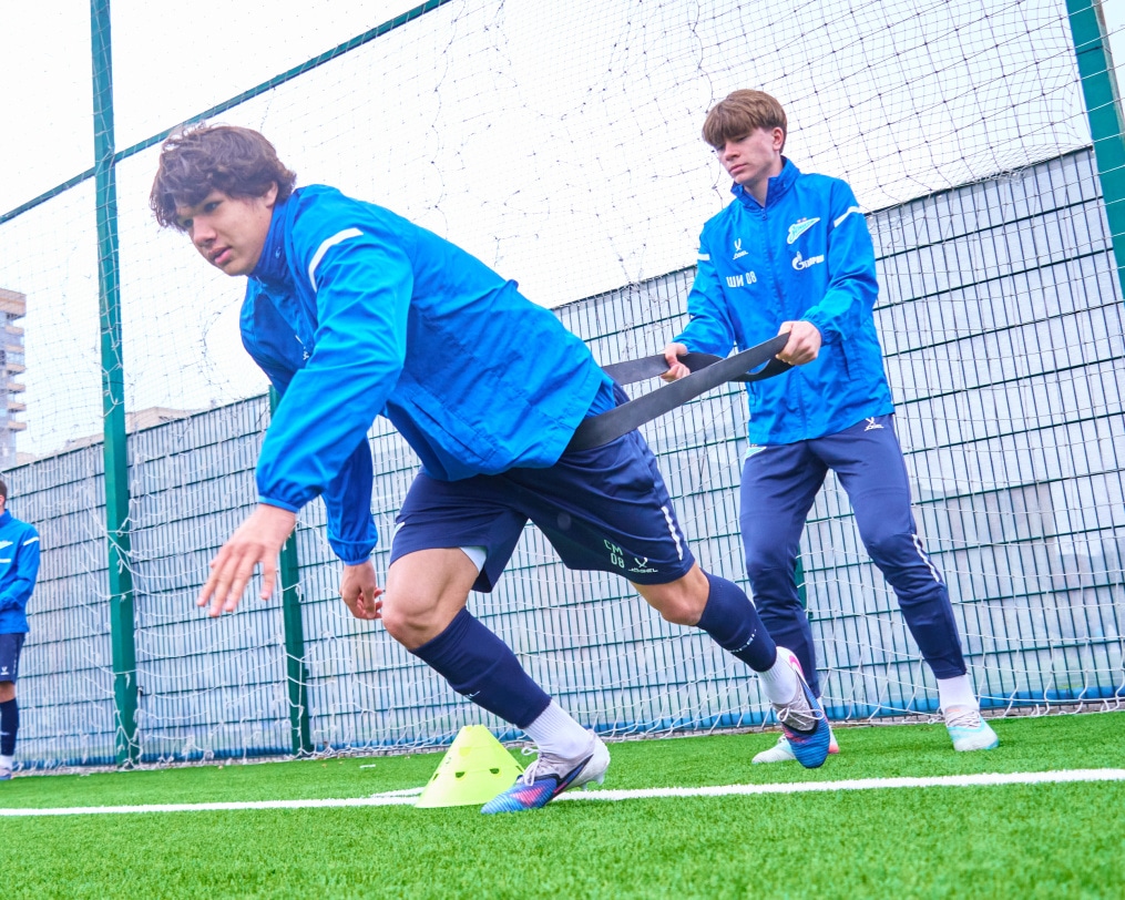 Тренировка «Зенита»-м перед матчем с «Акрон-Академия Коноплева»-м