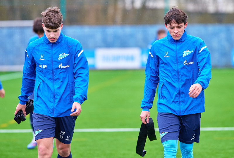 Тренировка «Зенита»-м перед матчем с «Акрон-Академия Коноплева»-м