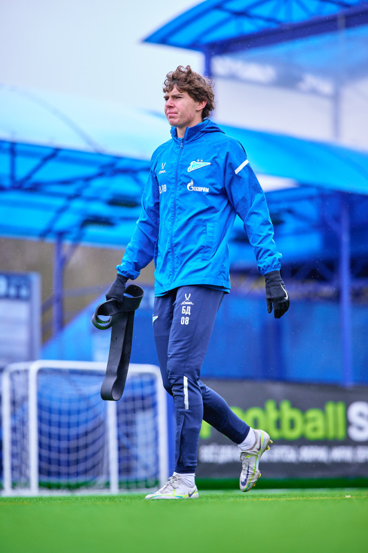 Тренировка «Зенита»-м перед матчем с «Акрон-Академия Коноплева»-м