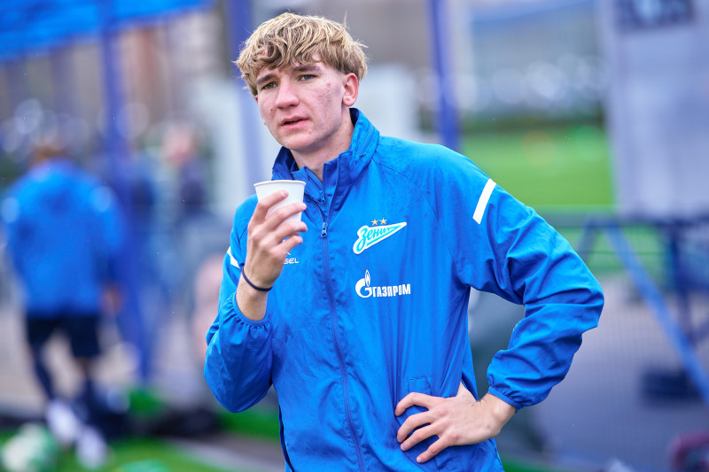 Тренировка «Зенита»-м перед матчем с «Акрон-Академия Коноплева»-м