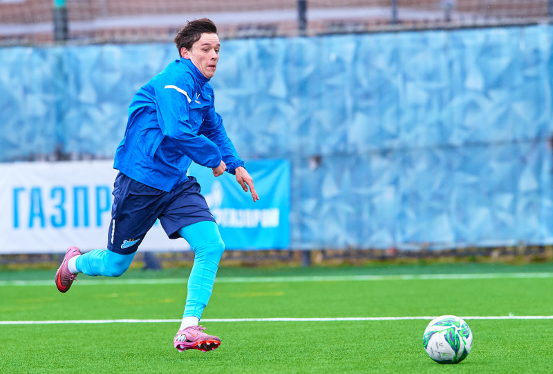 Тренировка «Зенита»-м перед матчем с «Акрон-Академия Коноплева»-м