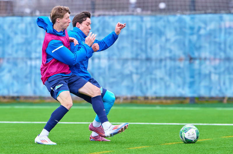 Тренировка «Зенита»-м перед матчем с «Акрон-Академия Коноплева»-м