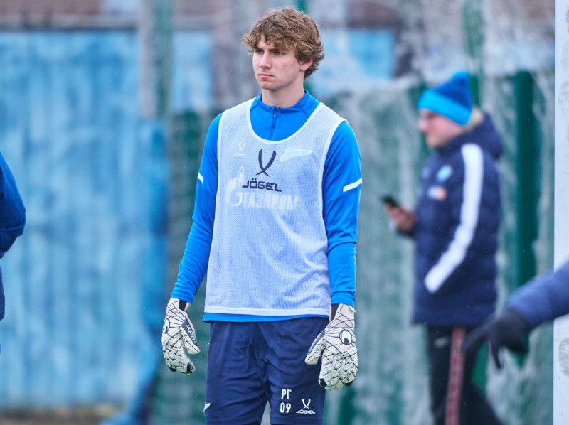 Тренировка «Зенита»-м перед матчем с «Акрон-Академия Коноплева»-м