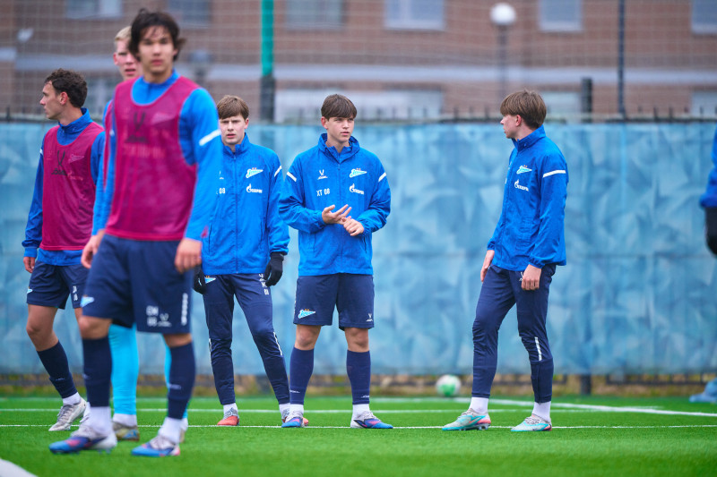 Тренировка «Зенита»-м перед матчем с «Акрон-Академия Коноплева»-м