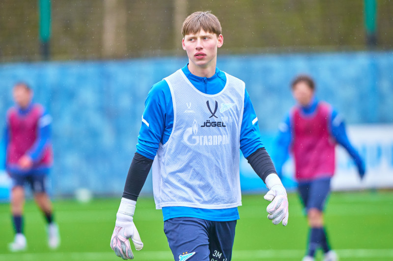 Тренировка «Зенита»-м перед матчем с «Акрон-Академия Коноплева»-м