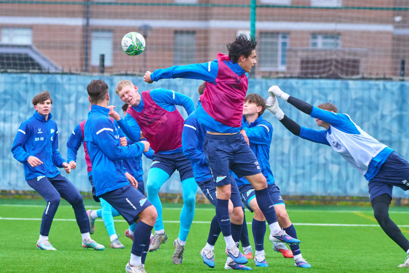 Тренировка «Зенита»-м перед матчем с «Акрон-Академия Коноплева»-м