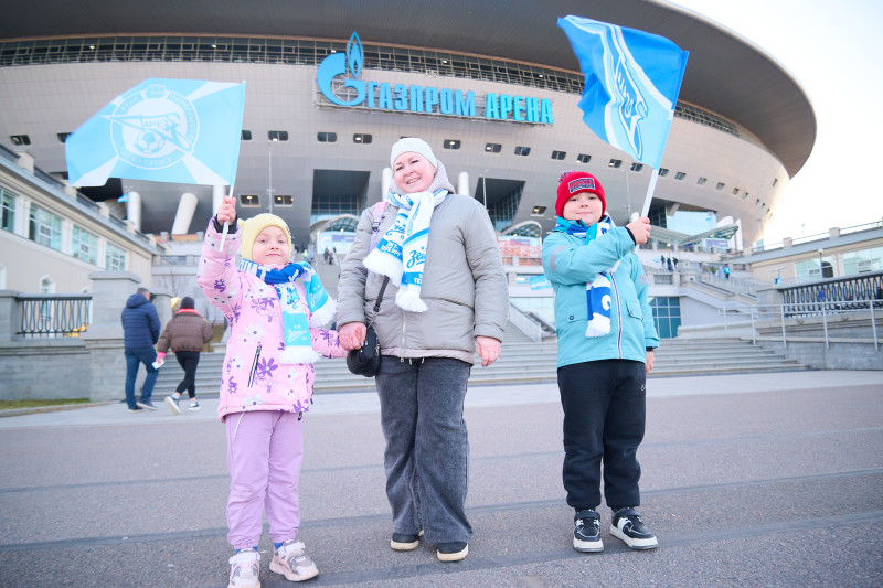 Фан-променад перед матчем «Зенит» — «Спартак»